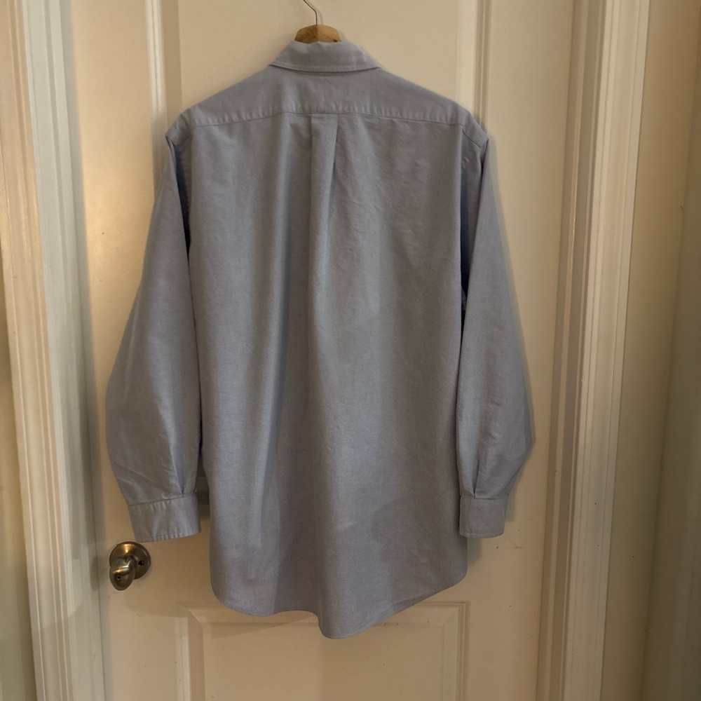 Ralph Lauren Blue Oxford Button Down Shirt | Classic Preppy Men’s 16-34 - Picture 3 of 5